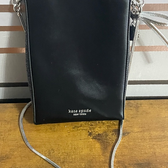 Kate Spade Whiskers Cat Crystal NS North South Crossbody Bag Purse - Picture 4 of 5